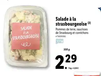 Lidl Salade à la strasbourgeoise offre