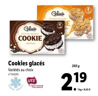 Lidl Cookies glacés offre