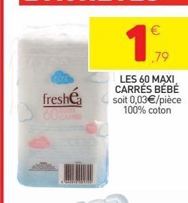 Stokomani Les 60 maxi carres bebe offre