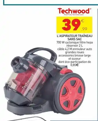 Stokomani L`aspirateur traineau sans sac offre