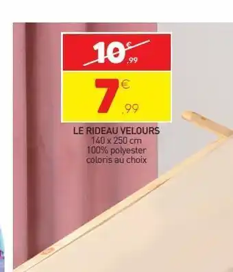 Stokomani Le rideau velours offre
