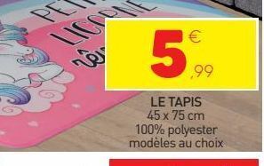 Stokomani Le tapis offre