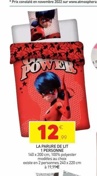 Stokomani La parure de lit 1 personne offre