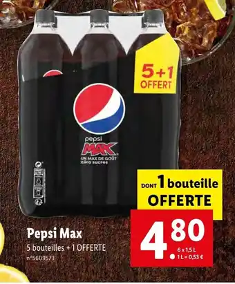 Lidl Pepsi max offre
