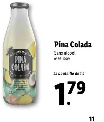 Lidl Pina colada offre