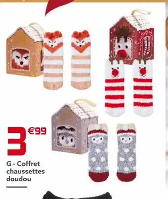 Gifi Coffret chaussettes doudou offre
