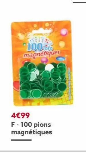 Gifi 100 pions magnetiques offre