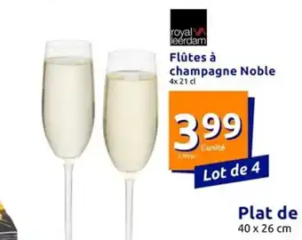 Flûtes à champagne noble