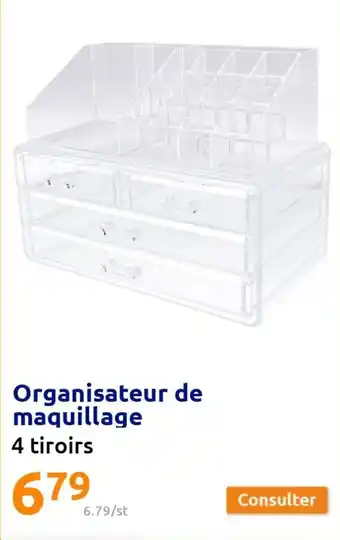 Organisateur de maquillage