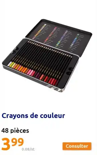 Action Crayons de couleur offre