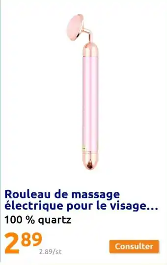 Action Rouleau de massage électrique pour le visage offre