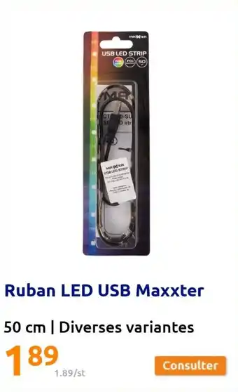 Action Ruban LED USB maxxter offre