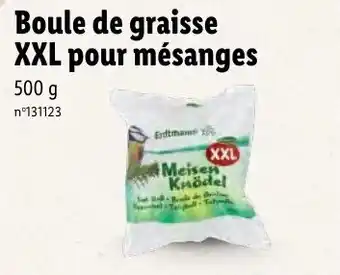 Lidl Boule de graisse XXL pour mésanges offre