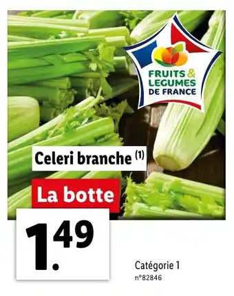 Lidl Celeri branche offre