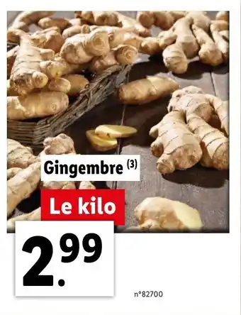 Lidl Gingembre offre