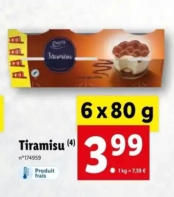 Lidl Tiramisu offre