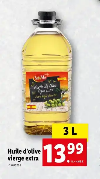 Lidl Huile d'olive vierge extra offre