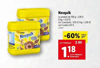 Lidl Nesquik offre