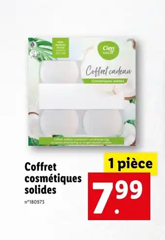 Lidl Coffret cosmétiques solides offre