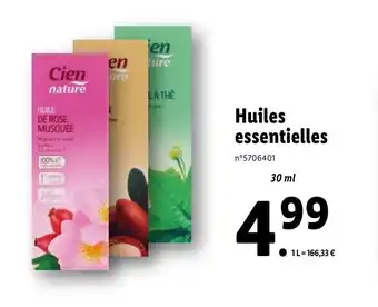 Lidl Huile essentielles offre