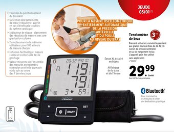 Lidl Tensiomètre de bras offre