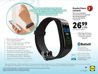 Bracelet fitness connecté