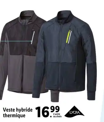 Lidl Veste hybride thermique offre