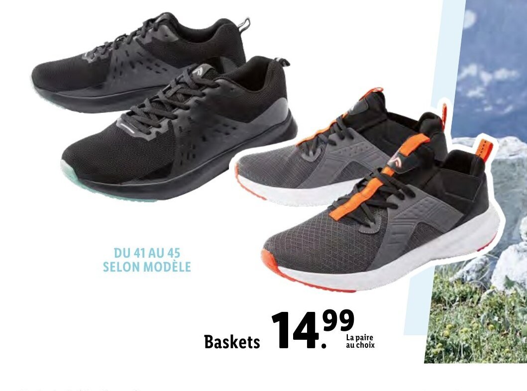 Promo Baskets chez Lidl