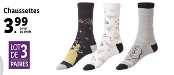 Lidl Chaussettes offre