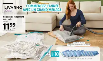 Lidl Housses de rangement sous vide offre