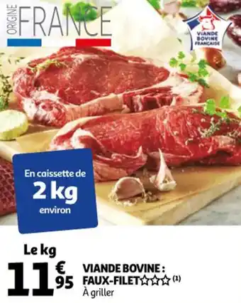 Auchan Viande bovine : faux-filet offre