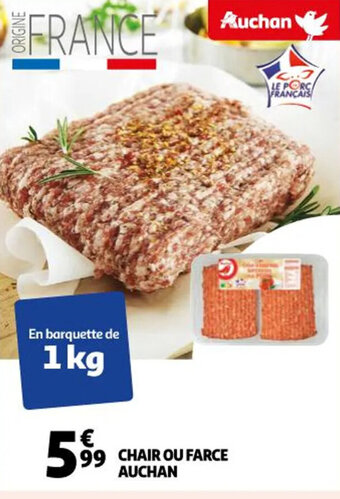 Auchan Chair ou farce auchan offre