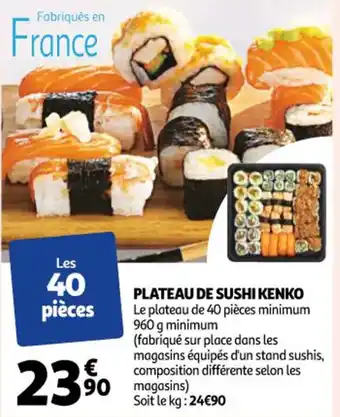 Auchan Plateau de sushi kenko offre