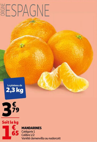 Auchan Mandarines offre