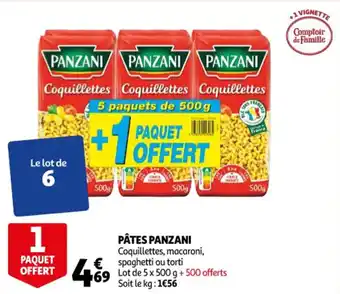 Auchan Pâtes panzani offre