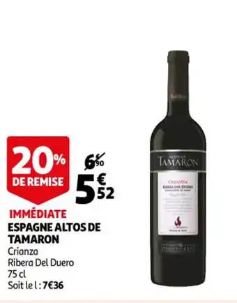Auchan Espagne altos de tamaron offre