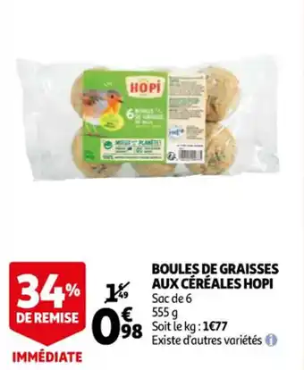 Boules de graisses aux céréales hopi