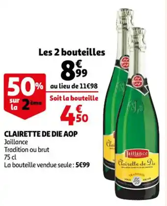 Auchan Clairette de die aop offre