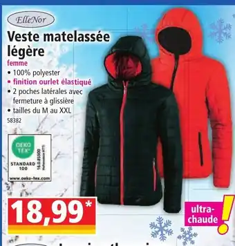 Norma Veste Matelassée légère offre