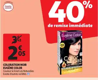 Auchan Supermarché Coloration Noir Eugene Color offre