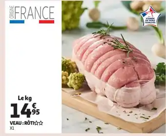Auchan Supermarché Veau Roti offre