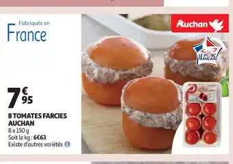 Auchan Supermarché 8 Tomates Farcies Auchan offre