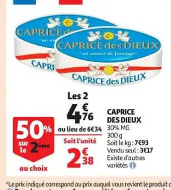 Caprize des dieux