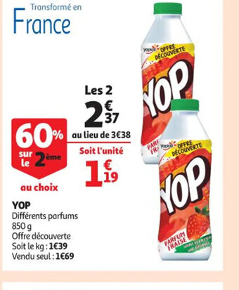 Auchan Supermarché Yop offre
