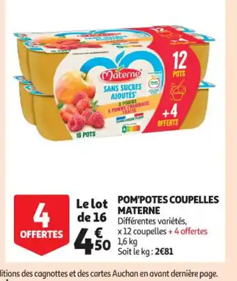 Pom'Potes Coupelles Materne