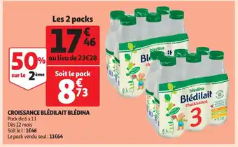 Auchan Supermarché Croissance Bledilait Bledina offre