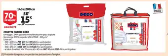 Auchan Supermarché Couette Chaude Dodo offre