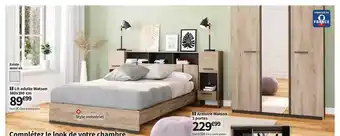 Conforama Lit adulte ou armoire 3 portes watson offre