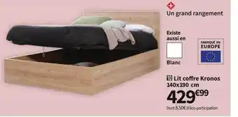 Conforama Lit coffre kronos offre
