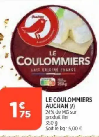 Bi1 Le coulommiers auchan offre